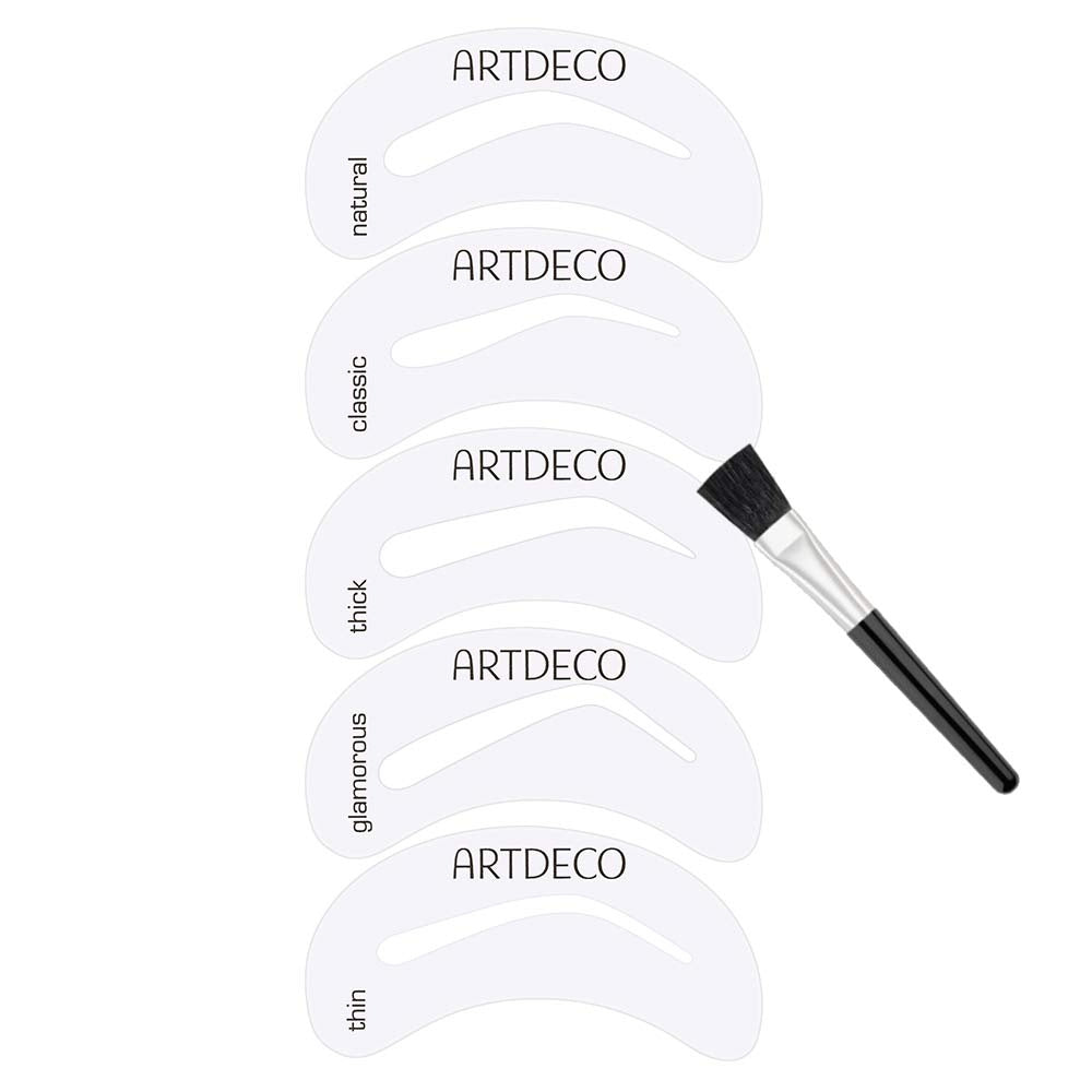 Artdeco Eye Brow Stencils with Brush Applicator